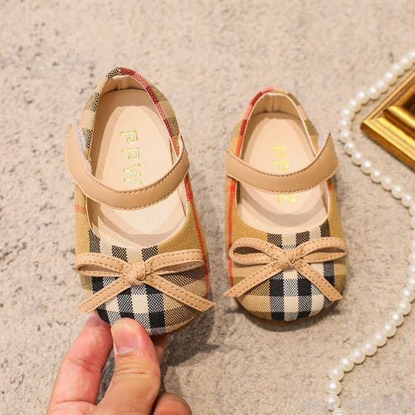 Kids Princess Shoes Baby Soft-solar Baby Shoes Girl Children Plate Single Shoes Bow Sandals 0-3 Years Old