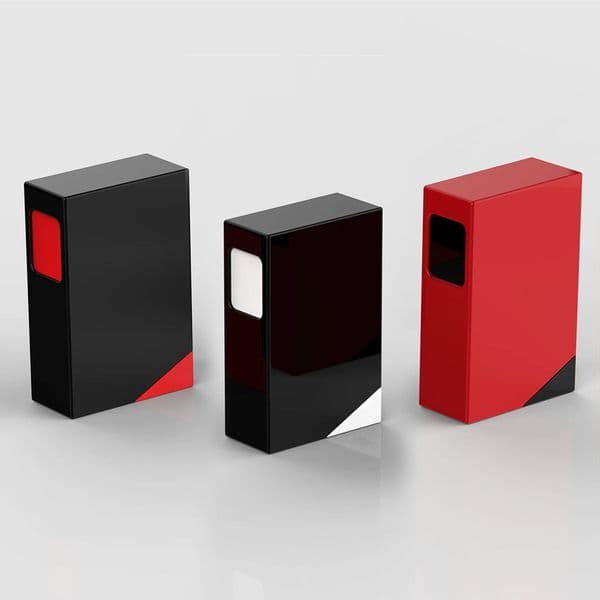Smoking Pipes New Side Opening ABS Plastic Cigarette Box for Men's Portable Cigarette Box Waterproof and Anti pressure Hard Case Multi color