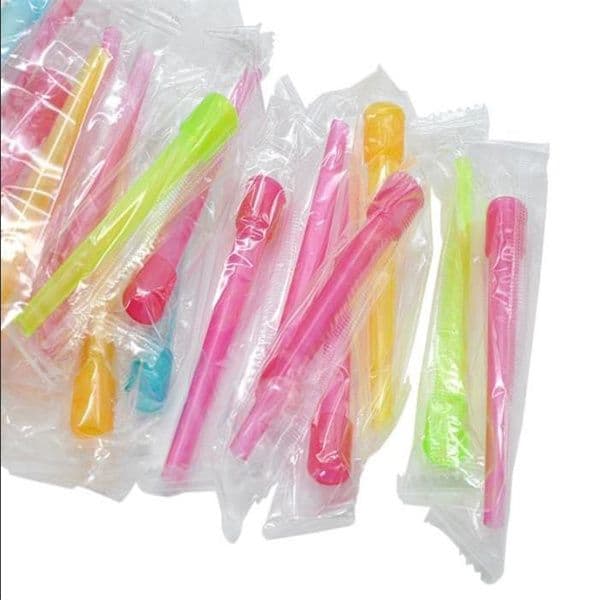 Arabic hookah fittings 95mm suction nozzle disposable plastic cigarette pipe universal suction nozzle PACK 50