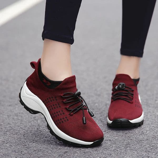 Autumn And Winter Lady Large Size High Elastic Socks Shoes Women Outdoor Fashion Running Sneakers 250228BJ