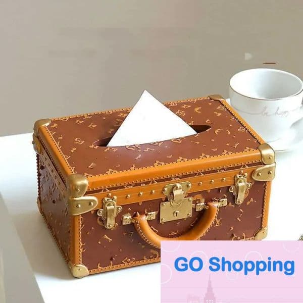 New Tissue Boxes Napkins Creative Nordic Style Ins Drawing Multi-function Storage Tissue Box Quality