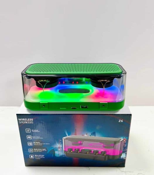 Portable New Z6 Wireless Bluetooth Speaker Volume Outdoor Subwoofer Small Speaker with Dual Mini Microphones