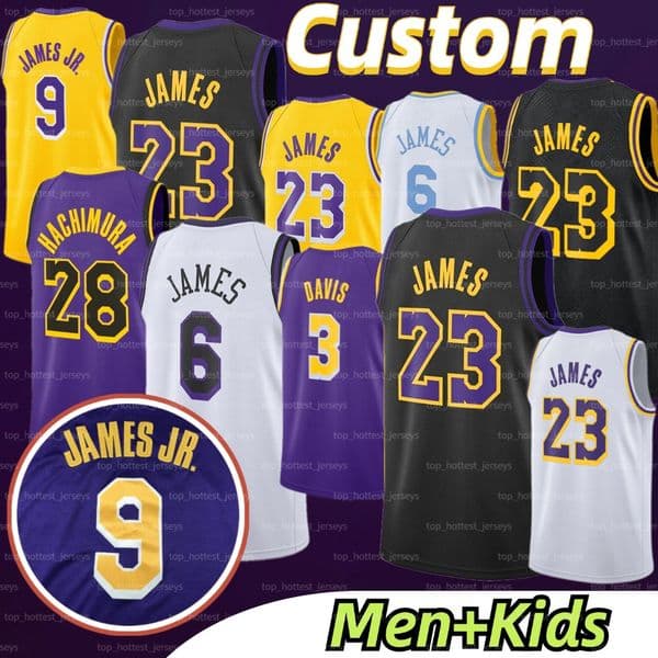 4 Dalton Knecht Yellow 9 Bronny James Jr. Custom Basketball Jerseys Gabe Vincent Christie Davis Hachimura Austin Reaves James Christian Wood Hayes Big Size 4XL