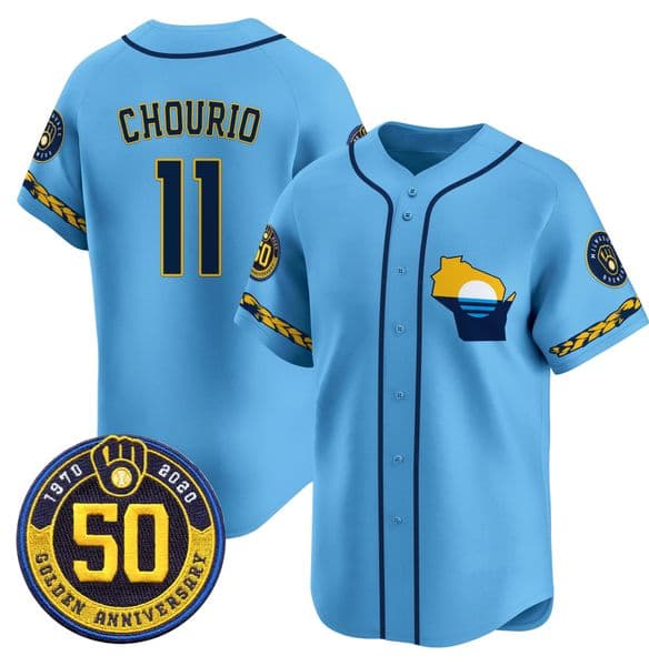 aaYelich Brewers 2024 Baseball Jerseys Hoskins Contreras Chourio Frelick Perkins Mitchell Hicklen Collins Turang Ortiz Monasterio Durbin Dunn Rodriguez Myers