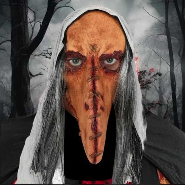 Halloween Horror Bird Head Mask Bloody Latex Helmet Cosplay Scary Zombie Masquerade Party Props for adultsM240711