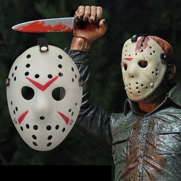 Halloween Horror Jason Mask Hockey Cosplay Killer Horror Scary Party Decor Mask Christmas Masquerade Masque for Adult Men GiftM240711