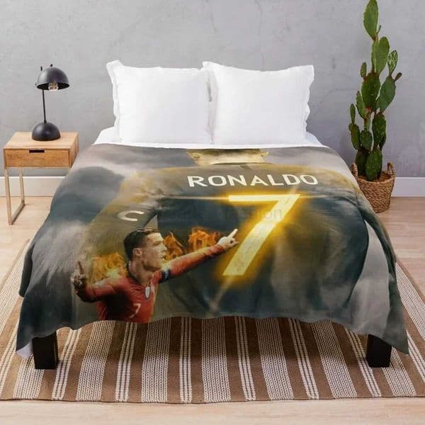 Art CR7 Wallpaper Throw Blanket For Sofa ThinB270712L260521M8HX
