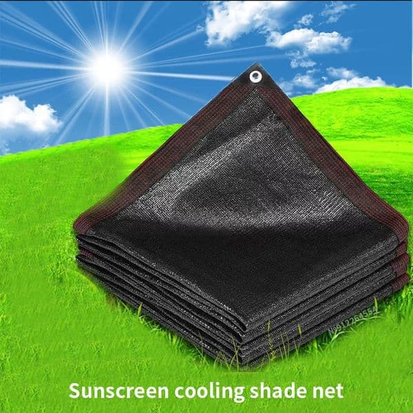 12PIN black shading net UV resistant plant coverage net garden shading shed pavilion shading shed outdoor shading net 90% 240705