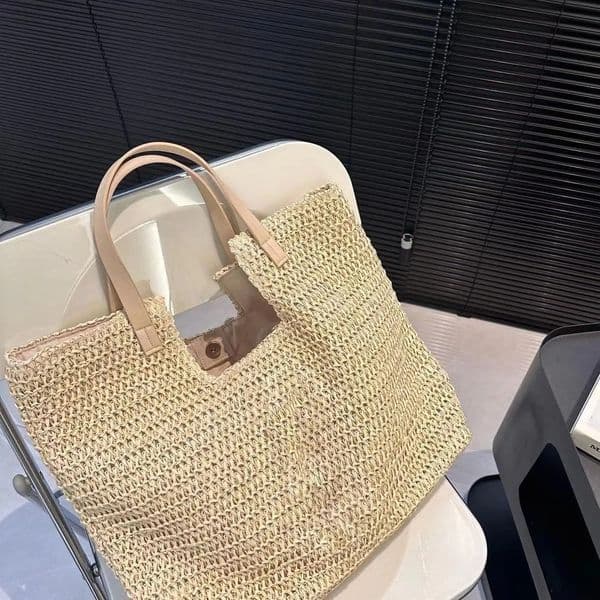 Straw bag Summer beach bag Tote bag Luxury Designer bag Womens fashion large capacity shopping bag Mens and womens holiday beach travel shoulder crossbody bag8
