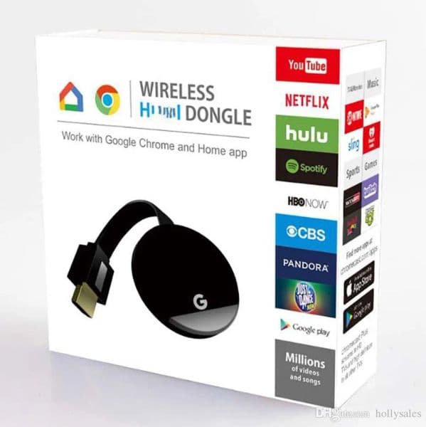 Mini dongle Miracast Google Chromecast 2 audio receiver G2 mirascreen wireless anycast wifi display 1080P DLNA airplay android TV stick for HDTV