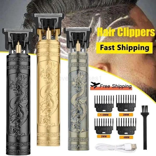 2023 NEW Hair Clipper Trimmer Cordless Hair Cutting Machine Hair Clipper Men USB Trimmer Professional Hair Barber TrimmerM240715
