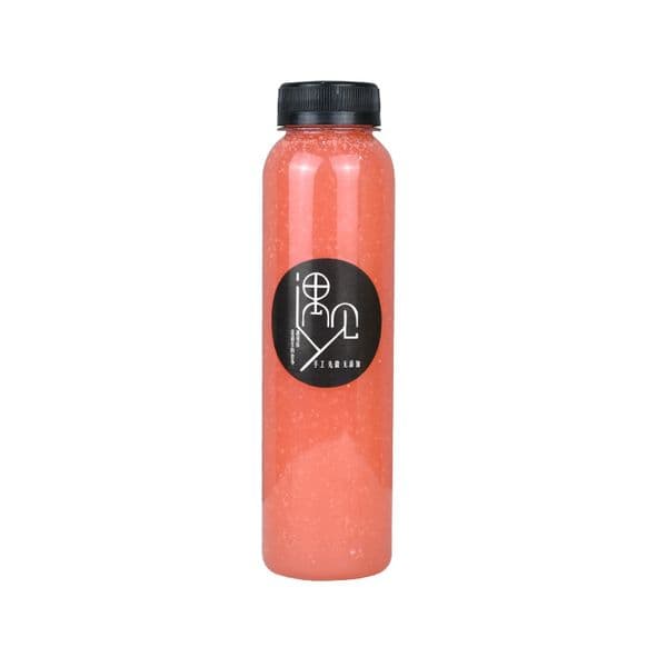 Custom label BPA free clear empty bottle for juice filling 16 oz 12 oz round PET beverage plastic bottle
