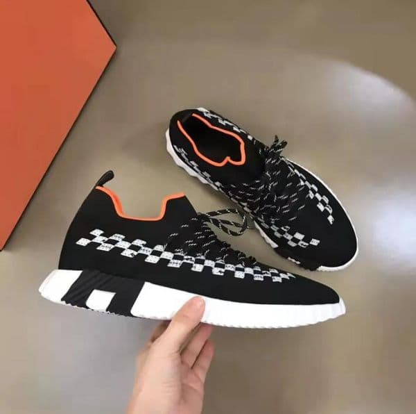 Fashion low-top 24S/S Comfort Men Flex Sneakers Shoes Knit Leather Braided Technical Canvas Lace Up Sports Life Style Rubber Sole Outdoor Trainers EU38-46 Original Box