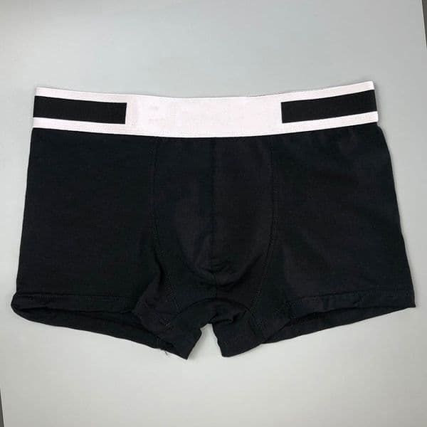 New Letter Men's Swimwear Cotton Underwear Casual Boxer Briefs
