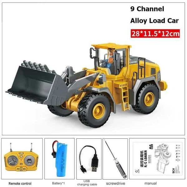 Rc radio control car Crawler Children Remote Control Excavator RC Model Load Car Toys Dump Truck Bulldozer Engineering Vehicle Christmas Birthday Giftsm Drift