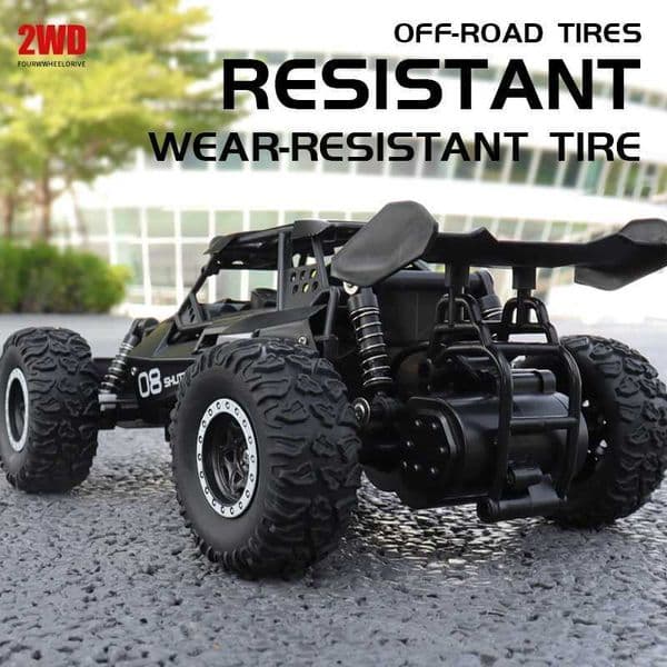 2WD RC Car 1 16/1 20 2.4G Model Off-road LED Light Remote Control Climbing Vehicle Outdoor Cars Gifts for Kids ToysM0715