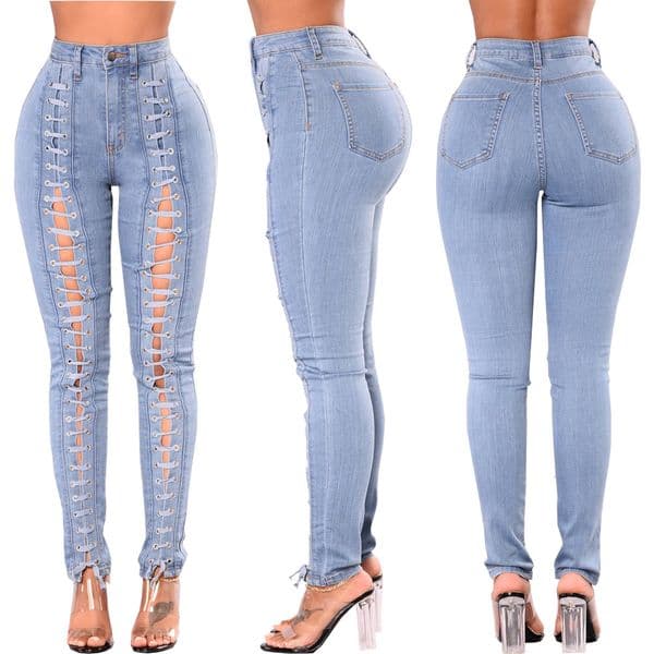 Hot Sales New Arrivals Custom Plus Size Pants & Skinny Jean Women's Jeans