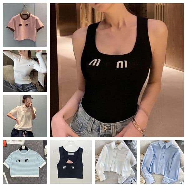 2026 New Women's T Shirts Cotton Blend Tee Top Printed Embroidery Designer Suit Dresses Sleeve Shorts outdoor Lady Long Crop Femme Vintage Tank Cropped Sex Free