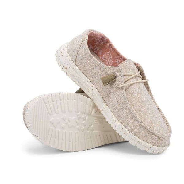 Chambray Lace-Up Loafers Hey Wendy Shoes For Men & Women | Ultra-Light New Casual Sneakers