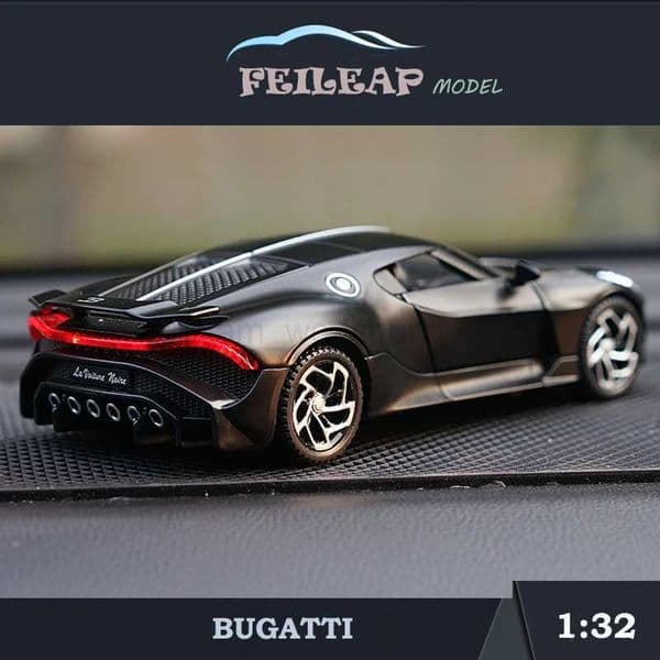 1 32 Bugatti Lavoi ture noire Alloy Car Model Diecasts Toy Vehicles Car Toy Miniature Scale Model Car Toys Children Kids GiftsM240717