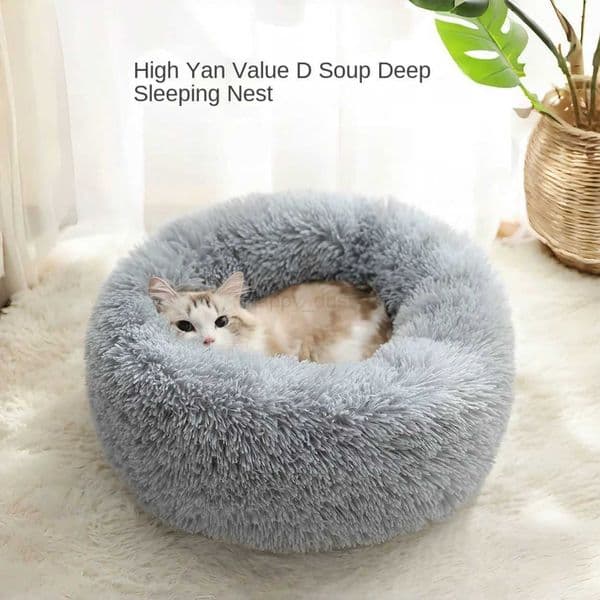 Cat Bed Warm zleeping Cat Nest zoft Long Plush Best Pet Dog Bed for Dogs Basket Cushion Cat Bed Cat Mat Animals zleepingCL240716
