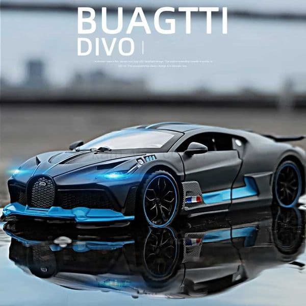 1 32 Toy Car Bugatti Divo Metal Toy Alloy Car Diecasts Toy Vehicles Car Model Miniature Model Car Toys For kids Christmas GiftM240717