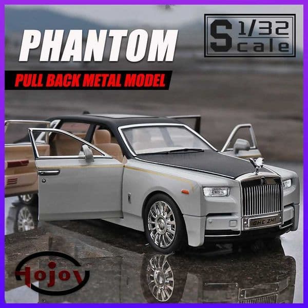 Hot Sale Scale 1/32 Phantom Cullinan Metal Diecast Alloy Cars Model Toy Car for Boys Child Kids Toys Vehicle Hobbies CollectionM240717