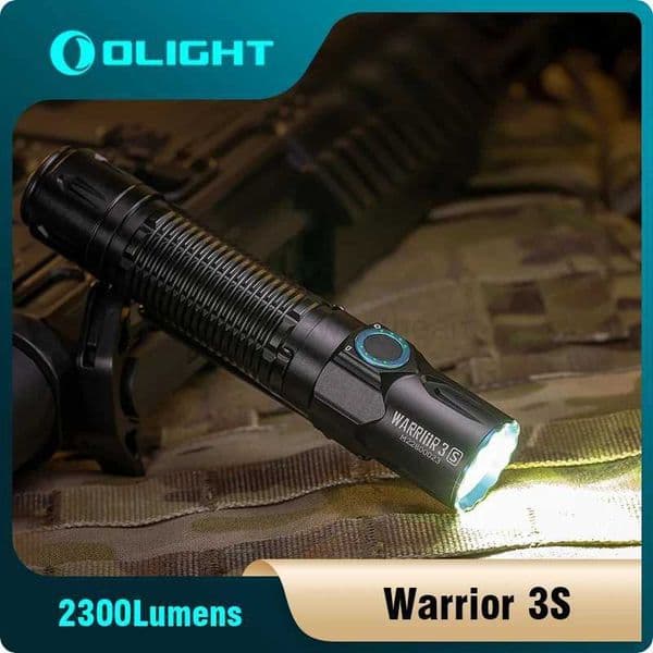 Olight Warrior 3S flashlight 2300 lumenswaterproof MCC3 USB Magnetic Charging Cable Battery IncludedCL240718