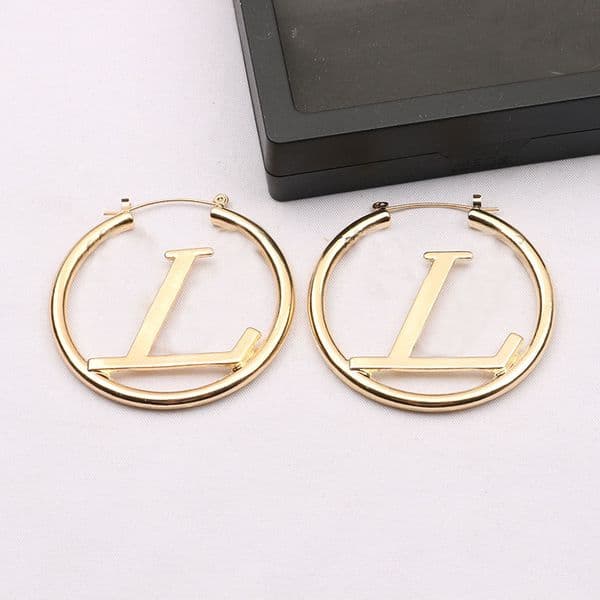 Luxury Brand Women Earrings Designers Letter Ear Stud Gold Silver Plated Geometric Earring for Wedding Party Jewerlry Accessories ER0003-0004