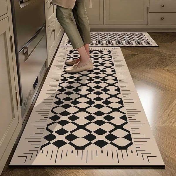 Kitchen Mat Kitchen Rug Non-slip Absorbent Floor Carpet for Living Room Bedroom Long Area Rugs Bathroom Mat Entrance Doormat M260207