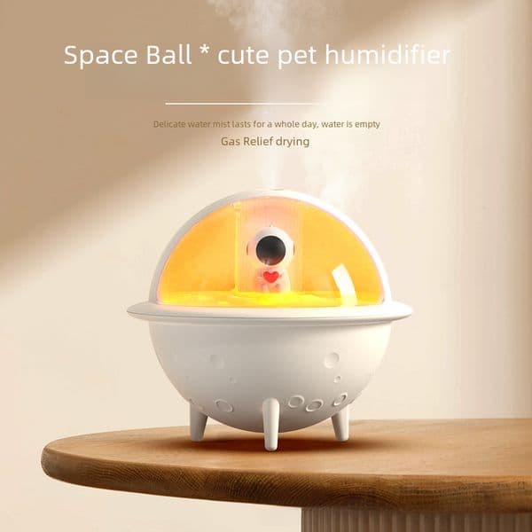 Colorful space capsule humidifier small portable atomization bedroom home desktop fog volume cute egg atomizer