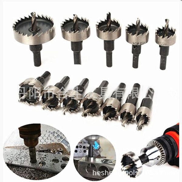 13-piece high-speed steel serrated hole opener set iron plate steel plate punching 16mm53mm foreign trade cross-border wholesale
