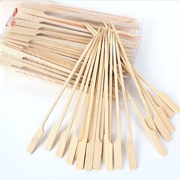 Amazon Steel String Bamboo Sticks Fruit Pick Toothpick BBQ Bamboo Sticks Fruit Platter Bamboo Sticks