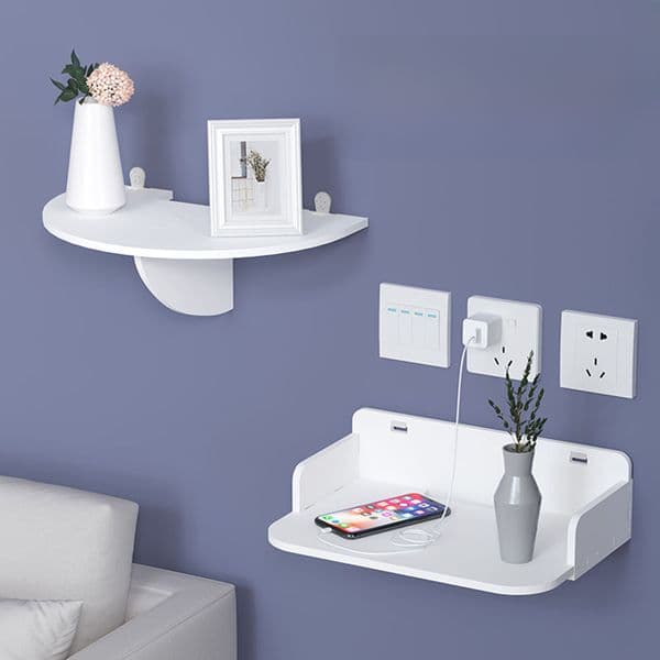 Wall-mounted Router Storage Box Projector Hanger Wall-mounted Bracket Partition Wall-mounted Punch-free Set-top Box Storage Rack