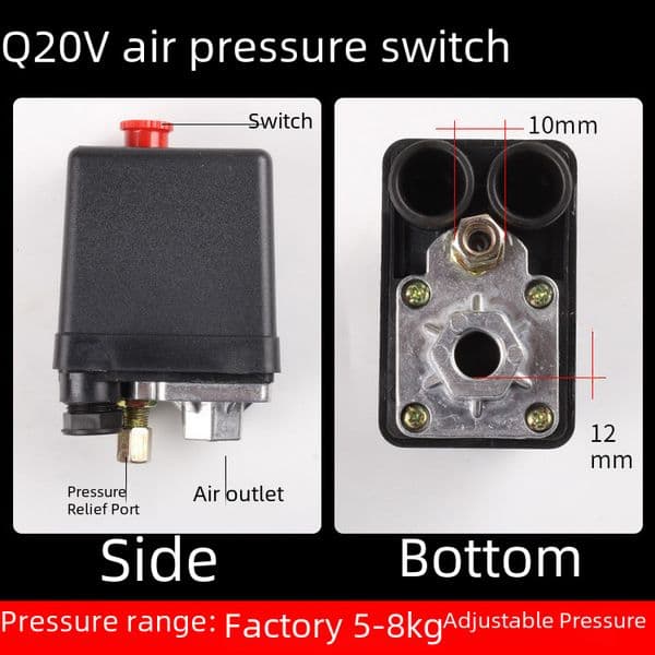 NIFA air compressor switch air pump accessories air pressure automatic switch controller single-pass factory direct wholesale
