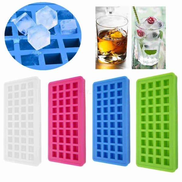 40 Grid Ice Cube Tray Silicone Mold Square Ice Cube Tray Mold Ice Cube Maker Non-toxic Bar Pub Wine Ice Blocks MakerM240719