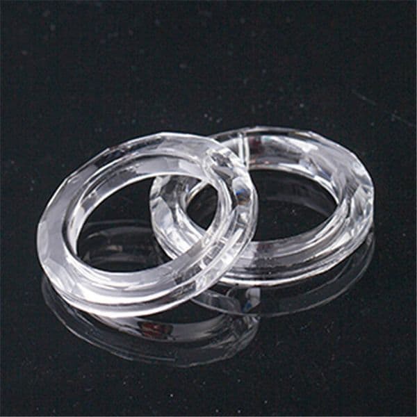 Lighting K9 crystal ring 5cm crystal lamp ring DIY bead curtain door curtain partition wedding decoration crystal lamp accessories