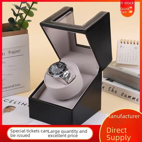 Cross-border hot-selling electric watch rocker silent watch rocker watch box household automatic motor box spot