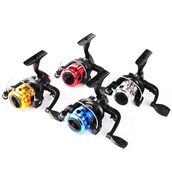 200 Type Small Fishing Wheel with Line Spinning Wheel Fishing Wheel 200 Folding Tilt Electroplated Cixi Sea Rod Fishing Wheel with Line