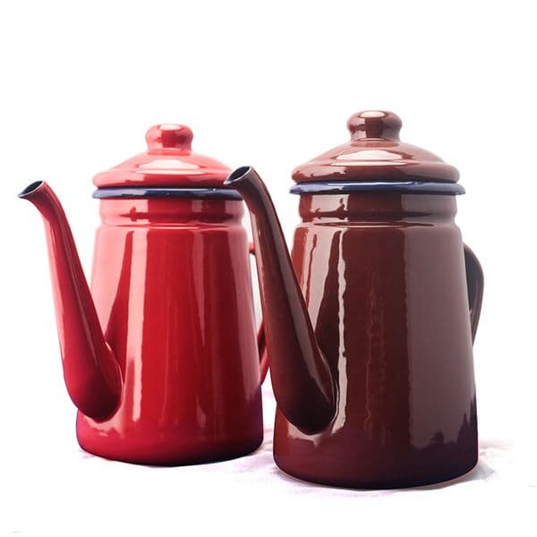 European Enamel Pot Color Enamel Oil Pot Coffee Pot Enamel Hand Tea Kettle Induction Cooker Gas Stove Available