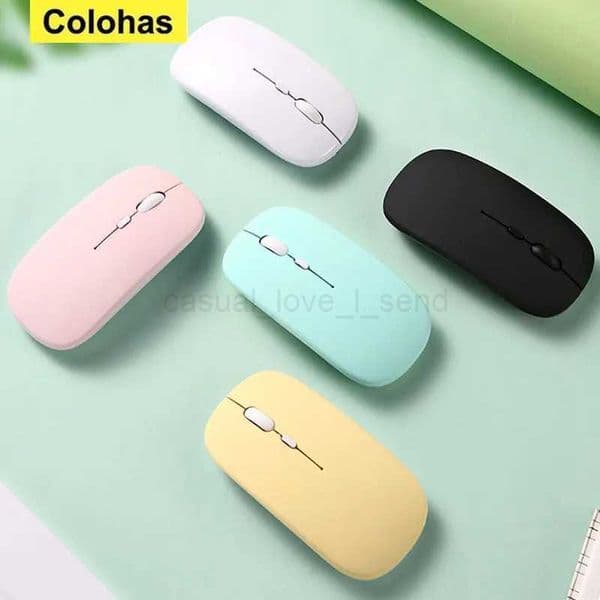 Wireless Bluetooth Mouse Portable Magic Silent Ergonomic Mice For Laptop iPad Tablet Notebook Mobile Phone Office Gaming MouseCL24O720