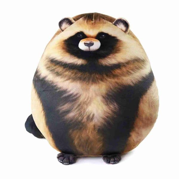 Cute Raccoon Plush Pillow Soft Stuffed Animal Toy for Kids GiftsB270720