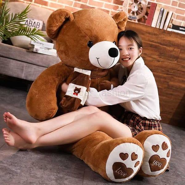 High Quality 4 Colors Teddy Bear With Scarf Stuffed Animals Bear Plush Toys Doll Pillow Kids Lovers Birthday Baby GiftB270720