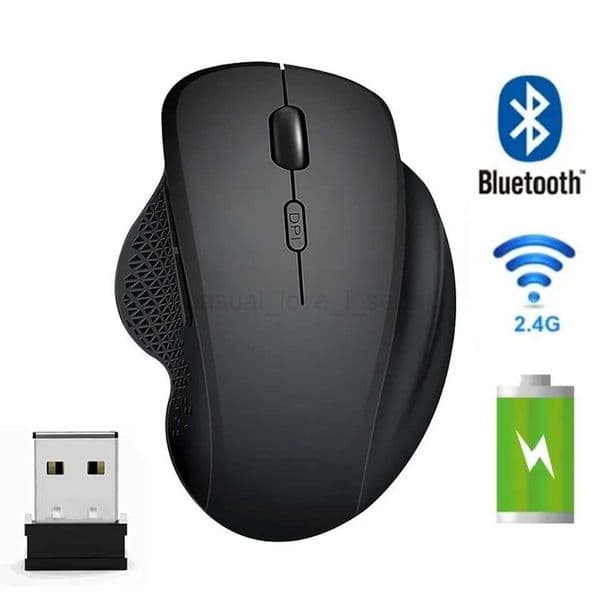 Wireless Mouse Ergonomic Computer Mouse PC Optical Mause with USB Receiver 6 buttons 2.4Ghz Wireless Mice 1600 DPI For LaptopCL24O720