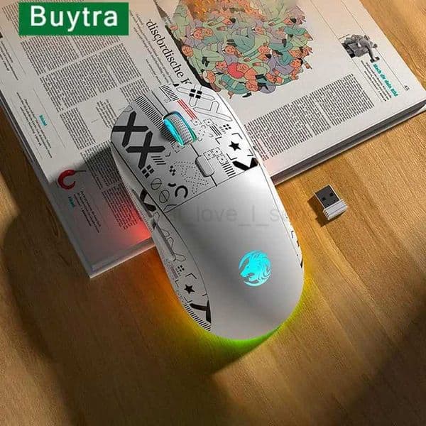 G301 Rechargeable USB 2.4G Wireless Bluetooth RGB Light Gaming Mouse Desktop PC Computers Notebook Laptop Mice Mause Gamer CuteCL240720