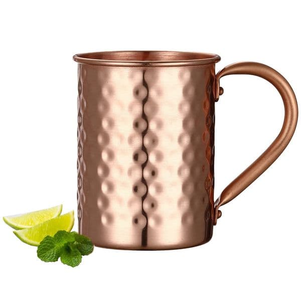 400ml 160oz 100% Copper Moscow Mule Mug Durable Coppery Beer Mugs Coffee Milk Cup Pure Drinkware 240711