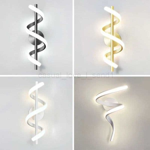 LED Wall Lamp Luxury Black White Gold Wall Decorative Lights For Bedroom Bedside Living Room Corridor Stairs Home Indoor SconcesCL240722