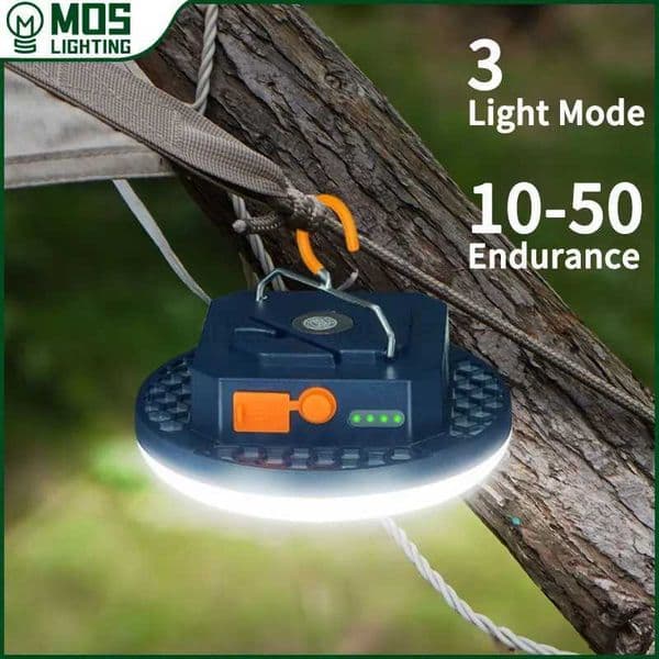 MOSLIGHTING Camping Lantern Rechargeable Portable Flashlight Emergency Night Market Light Outdoor Camping Bulb Hanging Tent LampCL240722