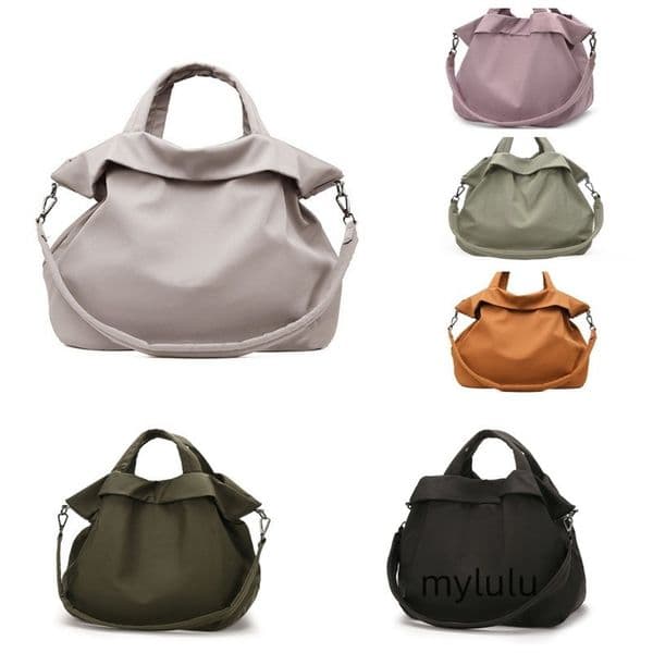 Designer yoga new bag handbag sports and leisure shoulder waterproof bag portable large capacity solid color horizontal bag