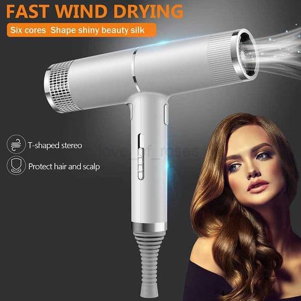 Professional Water Ionic Fast Drying Blow Dryer Powerful Low Noise Hairdryer For Family Salon HM240723